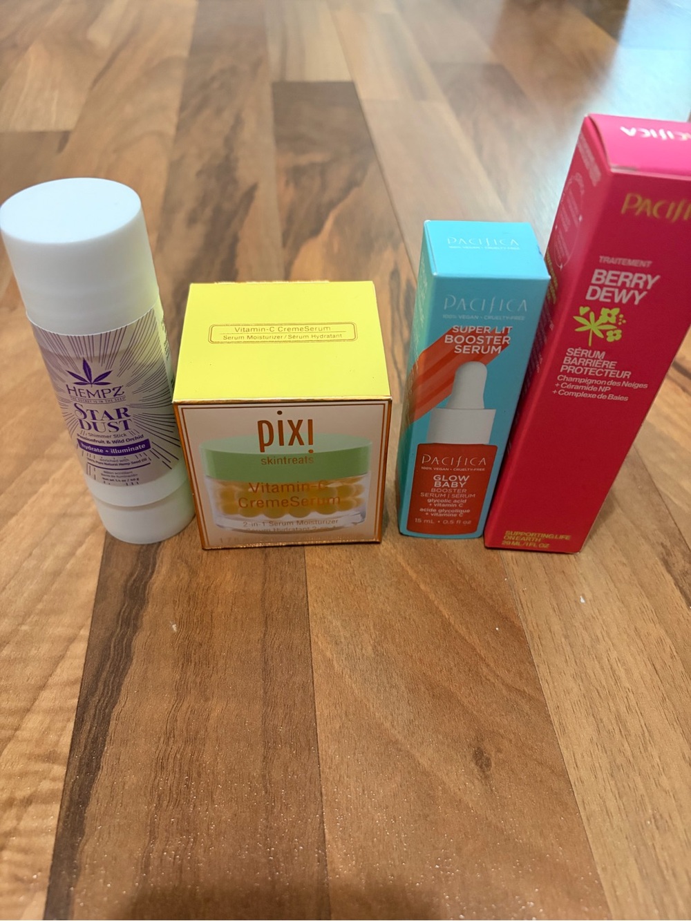 Pacifica, Pixi, Hempz Skincare